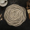 Rose Pattern Round Vinyl Placemat 15 Inch 2