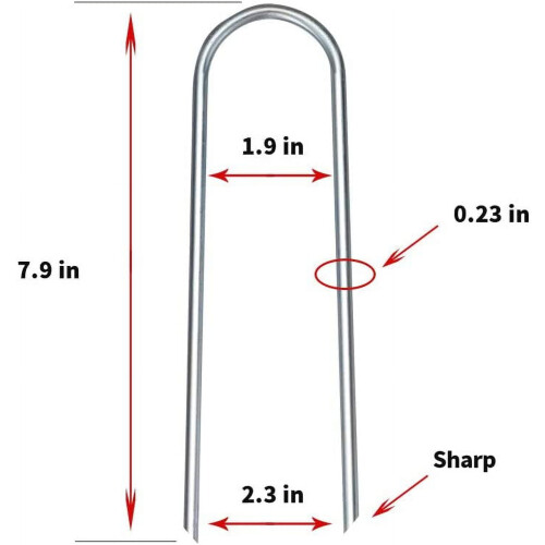 Trampoline Wind Stakes,Galvanized Steel Trampoline Stakes Anchors 2