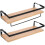 FRCOLOR Shower Shelves Wall-mounted Storage Rack Floating 6