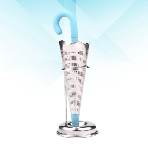 Diffuseur de thé en acier inoxydable avec bac égouttoir (1 pièce) 1