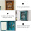 Mounted Key Storage Box Classic Design Storage Compact Storage Box 25X21CM Blue 5