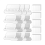Hängmappsflikar med insatser, 100-pack, 5 cm 2