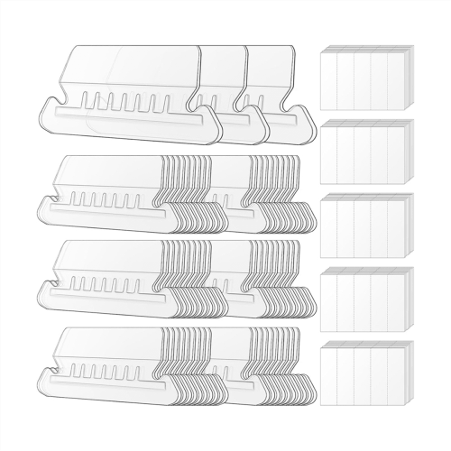Hängmappsflikar med insatser, 100-pack, 5 cm 1