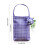Mála pacáistithe bláthanna ath-inúsáidte do bouquet fabraice, 1 phíosa 3