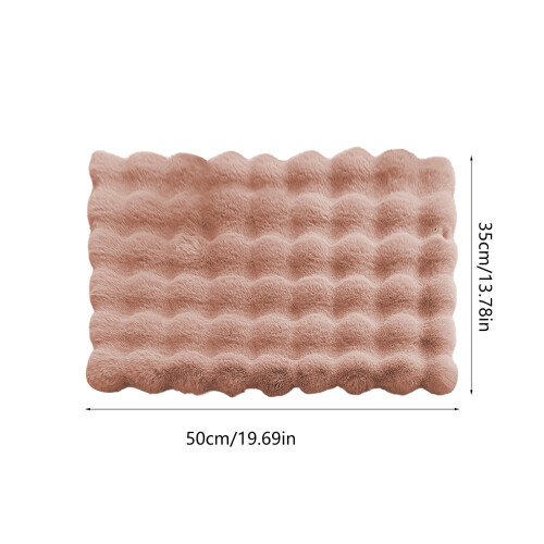 Pet Self-Warming Bed Pad Pink 19.69x13.78 in Thick Plush 1
