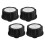 Electric Roaster Replacement Parts Control Knobs Black ABS 8