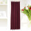 Wine Red Thermal Blackout Curtains 1 Set 3