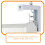 L-shaped Wall Bracket Multi-function Projector Screen Mounting for Ceiling Hook White 2