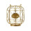 Support à café/porte-capsules pour la maison ou le bureau, doré, lot de 1 4