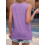 Canotta casual da donna ampia con scollo rotondo. 7
