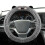 Plush Steering Wheel Cover Gray 1 Piece 2