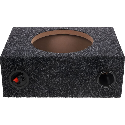 Caixa selada para subwoofer de 8 polegadas, preta. 1