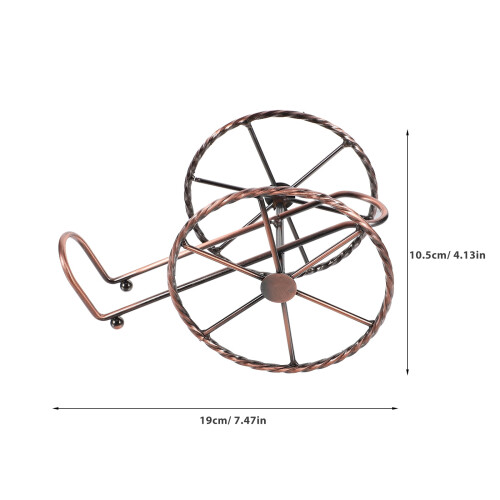 OUNONA Rose Jern Vinflaskeholder 1