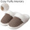 Dame bløde slip-on hjemmesko med memory foam 6