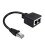 RJ45Ethernet Kabel Splitter1auf2Netzwerkadapter, Ethernet Splitter LAN 3