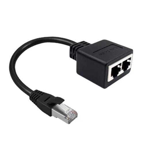 RJ45Ethernet Kabel Splitter1auf2Netzwerkadapter, Ethernet Splitter LAN 2