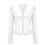 Blazer da donna con paillettes, maniche lunghe, taglio corto 2