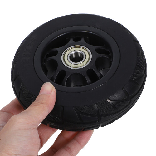 FRCOLOR2Pcs Καρότσια με Τροχήλατο Σιωπηλό Τρόλεϊ για Ψώνια 12,50X12,50X3,50CM Μαύρο 1
