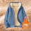 Γυναικείο παλτό fleece χειμώνα ζεστό casual μακρυμάνικο μπλουζάκι με κουκούλα και 6