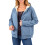 Γυναικείο παλτό fleece χειμώνα ζεστό casual μακρυμάνικο μπλουζάκι με κουκούλα και 7