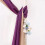 Cachecol transparente roxo ameixa para janela, 94 x 55 cm (37 x 216 polegadas) 5