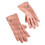 Gants d'hiver tactiles roses, taille unique 6