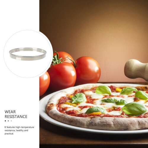 Cercle à pizza en acier inoxydable 27 cm 2