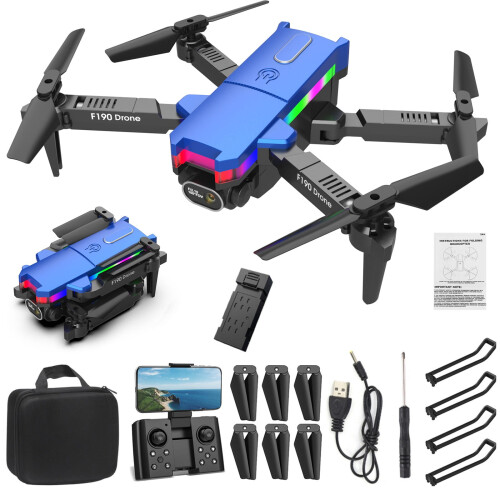 Drone CheAAlet Ultimate4K HD FPV Blu 1