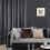 Grey Blackout Curtains with Silver Wave Dots Print, 52x45 3