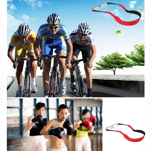Eyewear Retainer Strap 1Pcs Red Neoprene Keeps Glasses Secure During Activities 1