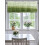 Gradient Stripe Rod Pocket Valance Grøn Hvid42x18in 7