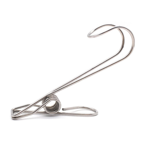 20-Pack Stainless Steel Utility Clips with Hook 1
