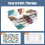 Κάλυμμα καθίσματος καροτσιού γκολφ Universal Fit 51" x 31", μαλακή πετσέτα μικροϊνών για EZGO 2