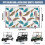 Κάλυμμα καθίσματος καροτσιού γκολφ Universal Fit 51" x 31", μαλακή πετσέτα μικροϊνών για EZGO 3