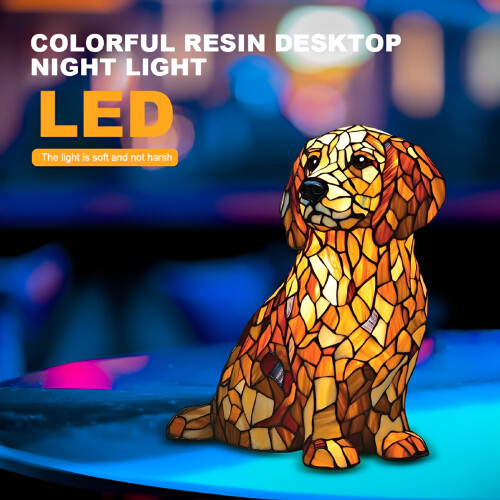ACDANC Labrador Resin Skrivebordslampe – 1 stk. 1