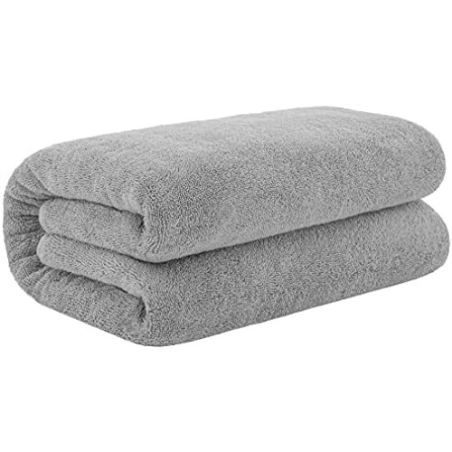 Ensemble de 6 serviettes de bain en coton turc 1