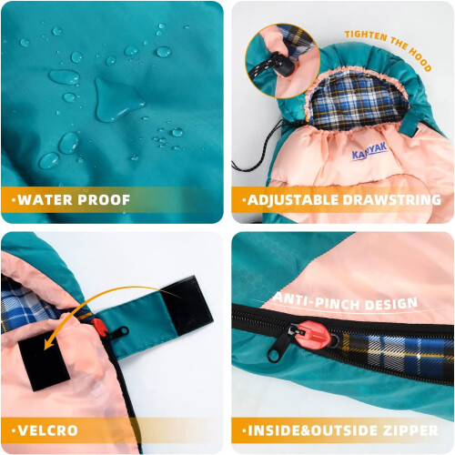 32F polyester sovepose til voksne og børn 2