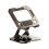 Foldable Rotating Metal Stand for Phones & Tablets – Adjustable, Durable, Portable, Black; compatible with iPhone, iPad, Android 3