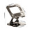Foldable Rotating Metal Stand for Phones & Tablets – Adjustable, Durable, Portable, Black; compatible with iPhone, iPad, Android 2