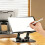 Foldable Rotating Metal Stand for Phones & Tablets – Adjustable, Durable, Portable, Black; compatible with iPhone, iPad, Android 4