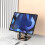 Foldable Rotating Metal Stand for Phones & Tablets – Adjustable, Durable, Portable, Black; compatible with iPhone, iPad, Android 7