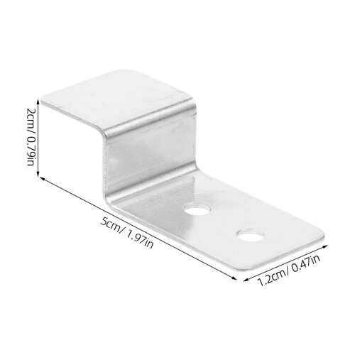 20 Pcs Picture Frame Braces Canvas Clips for Framing Silver 1