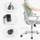 Office Chairs with Lumbar Support, 250 lb. Capacity, Grey 5