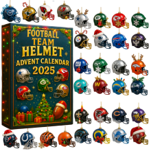 American Football Helmets Advent Calendar 2025 32pcs