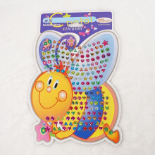 VOPPV Kids Girl Crystal Stick EarRings Sticker Toy Body Bag Jewellery Party Goods F0A6