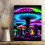 Neon soppskog lerretsbilde 5
