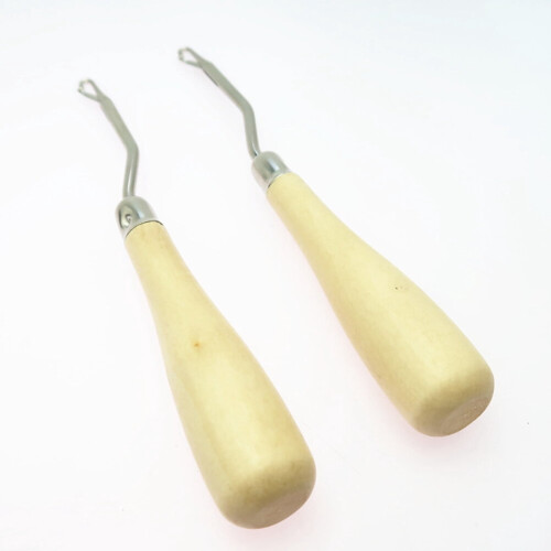 Crochet Hook Handmade Latch Hook Tool 2 Pcs 1