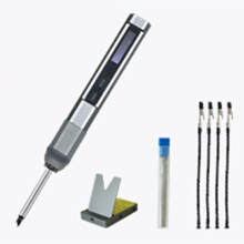 65W OLED Display Electric Soldering Iron, PID Temperature Control 80-420, Ceramic Tip, Compatible with Quick-Connect Stations