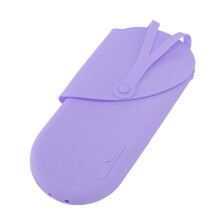 Lila Silikonhitzeisolierte Reisetasche für Lockenstab & Haarglätter