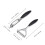2-Pack Multipurpose Kitchen Fruit Peeler with Zinc Alloy Blade and Comfortable Ergonomic Handle 6